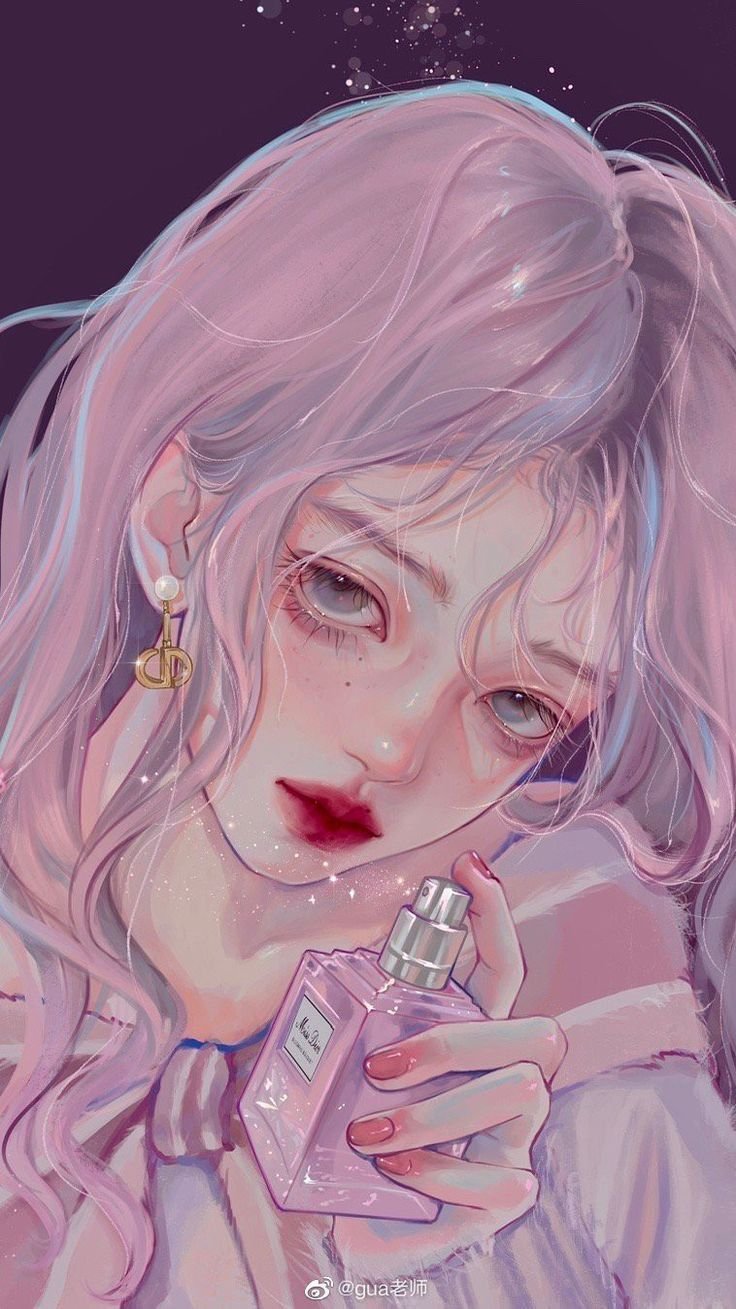 Aниме с необычной рисовкой Постер